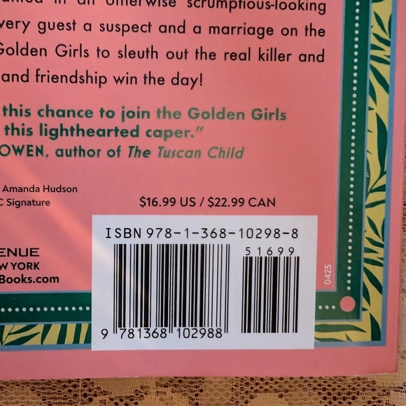 Golden Girls Murder by Cheesecake Book - Picture 6 of 6